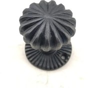 Resim Antika Tarz Dekoratif Pirinç Açarlı Kapı Babası - 50MM, Oksit 