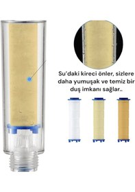 Resim Truva Su Tasarruflu Kireç Önleyici Duş Başlığı Krom 