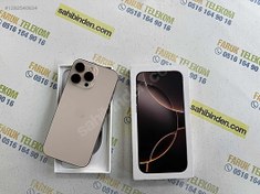 Resim Apple iPhone 16 Pro İkinci El TR | 256 GB | Çöl Titanyum İkinci El 1 YIL GARANTİLİ TERTEMİZ 16 PRO 256 GB ÇÖL FARUK TELEKOMDA