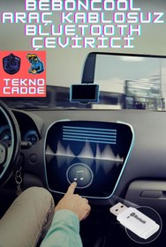 Resim beboncool Bebonool Araç Usb Kablosuz Bluetooth Çevirici Dönüştürücü 