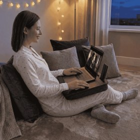 Resim VigoWood Minderli Laptop Sehpası ANTIK-LS027 