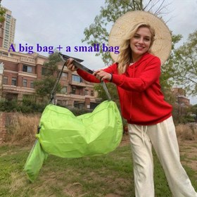 Resim Çok Amaçlı Katlanabilir Outdoor Spor Sırt Çantası İki Parça Seti, Seyahat Katlanabilir Outdoor Spor Sırt Çantası, Outdoor Spor Depolama Sırt Çantası, Tırmanma ve Bisiklet için Temel Sırt Çantası 