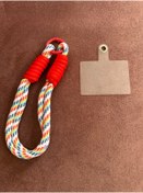 Resim AKBAŞ DESİGN Örgü Telefon Bilek Askısı Telefon Askısı 