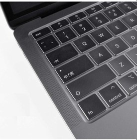 Resim Apple Uyumlu MacBook Air 2020 13 Inc A2179 Ile Türkçe Q Klavye Slim Şeffaf Klavye Koruyucu Kılıf Çok Renkli 