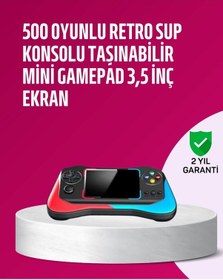 Resim Ceylan Adam 500 Oyunlu 3,5 Elde Taşınabilir Mini Oyun Konsolu Şarjlı, Tv Bağlantılı 
