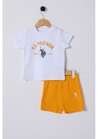 Resim U.s. Polo Assn Erkek Bebek Beyaz Takım Usb2471-c-v1 Beyaz 