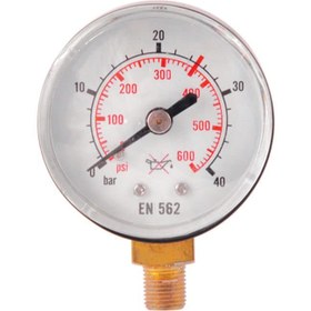 Resim Yıldız 51140-50 25 Bar Kadran sonu 40 Bar Basınç Göstergesi 