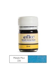 Resim Artdeco Metalik Kumaş Boyası 226 Mavi 
