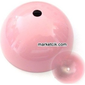 Resim Avize Abajur için Pembe Metal Küre Rozans 