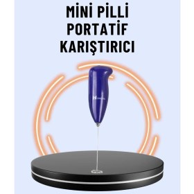 Resim Portatif Kahve Köpürtücü - Latte, Cappuccino, Milkshake ve Puding Yapıcı 