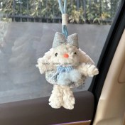 Resim Silver1 Sevimli Renkli Ip Peluş Ayı Kolye El Yapımı Oyuncaklar Küçük Bebek Çanta Çekicilik Sevimli Bebek Cep Telefonu Çekicilik (Yurt Dışından) 