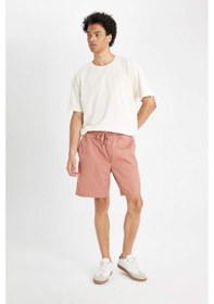 Resim DeFacto Relax Fit Gabardin Bermuda Şort D4697AX24HSBN569 