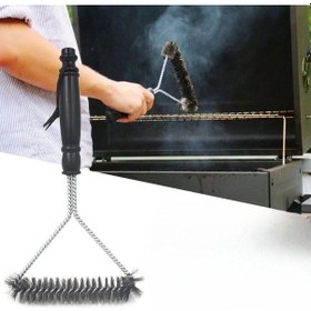 Resim Izgara Tel Temizlik Fırçası Çok Renkli 