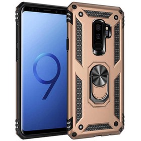Resim Galaxy S9 Plus Uyumlu Zore Vega Kapak-Gold 