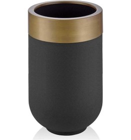 Resim Dekoratif Eskitme Büyük Saksı , Darbuka Saksı ,60Cm 