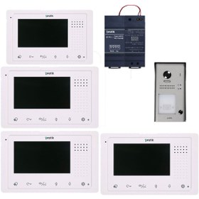 Resim Pratik PratikKart Villa Tipi Görüntülü Diafon Sistemi 4 Daire 2K400-2K91B-2KPC6 