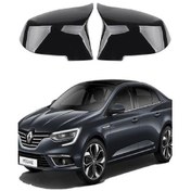 Resim Renault Megane 4 Araca Özel Batman Yarasa Ayna Kapağı Pianoblack N11.287 