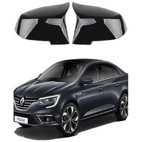 Resim Renault Megane 4 Araca Özel Batman Yarasa Ayna Kapağı Pianoblack N11.287 