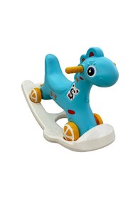 Resim Sallanan Mavi Dinazor Sallanan Ve Tekerlekli Dino 