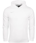 Resim Nike Hoodie Beyaz 7-15 Yaş Unisex Garson Çocuk Kapüşonlu Sweatshirt Cw6896-101 V2 