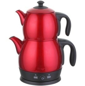 Resim King P315R Lea Kırmızı Çay Makinası 