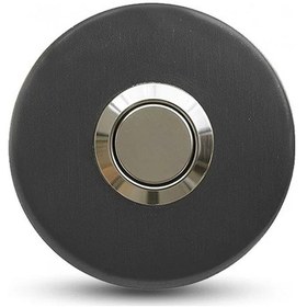Resim Antrasit Paslanmaz Tek Kontak Zil Butonu 