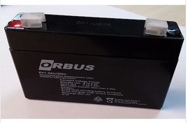Resim 6V 1.3 Ah 98*25*52 mm KURU AKÜ Marka : ORBUS-MUSTANG-DEEPPOWER-WA 