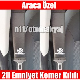 Resim Volkswagen Polo 7R Oto Koltuk Deri Emniyet Kemer Aksesuar Kılıfı 