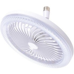 Resim Helios Hs-8005 40 W 3 Renk Ayarlı Led Avize Fan, Sessiz Motorlu Tavan Vantilatörü 1 Adet 
