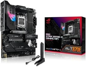 Resim Asus ROG STRIX X870E-E GAMING WIFI AMD X870E Soket AM5 DDR5 8400+(OC) MHz ATX Gaming (Oyuncu) Anakart 