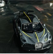 Resim Zilinn 1:36 Ölçekli Bugatti Model Arabanın 201 Pist Versiyonu Gri, Çocuk Alaşımlı Araba Modeli, Çocuk Simülasyonu, Açılabilir Araba Modeli, Oyuncak Araba, İnternet Ünlü Yeni Süs Altın 