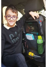 Resim Araba Koltuk Arkası Organizeri Tablet Tutucu Organizer Ipad Tablet Tutucu 