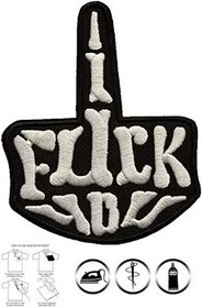 Resim You Parmak İşlemeli Yama | "Biker Yaması" Motosiklet Yeleği ve Motosiklet Yelekleri için Isı Transferi Motosiklet Kıyafeti Süsleme İşlemesi Pilot Motosiklet Ceketleri Kendin Yap 