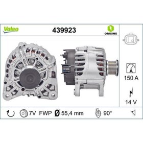 Resim Valeo 12V ALTERNATÖR DİNAMO 150 A (LIN) NISSAN X-TRAIL/QASQHAI-OPEL VIVARO-RENAULT MEGANE/TALISMAN 