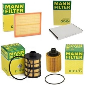 Resim Opel Astra H 1.3 Dizel Periyodik Bakım Seti Ufi Tip Mann Marka 