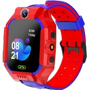 Resim Fosenze Çocuklar İçin Akıllı Saat: Oyunlar, Uzaktan Fotoğraf Çekme, Sos Acil Yardım, Kırmızı Çok Renkli 