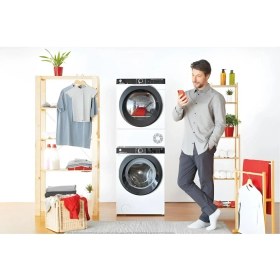 Resim Hoover Hw 210AMBS/1-17 10 kg Çamaşır Makinesi ve NDPEH10A2TCBEXSS 10KG Kurutma Makinesi Ikili Set 
