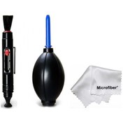 Resim Temizleme Hava Pompası + Lenspen + Bez Canon Nikon Sony Fujifilm 