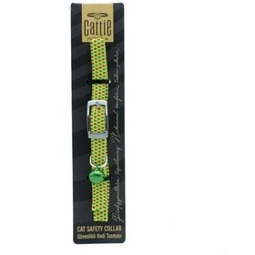 Resim Cattie Lastikli Kedi Boyun Tasması Sarı 1x20-30 Cm 