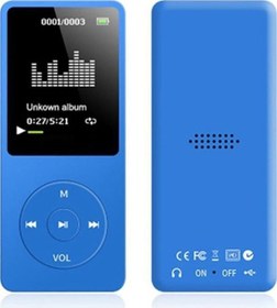 Resim Flybuy 64 Gb Taşınabilir Mp3 Çalar, Fm Radyo, Ses Kayıt, Yetişkin Ve Çocuklar İçin, 1,8 Tft Ekran, 450 Mah Pil 