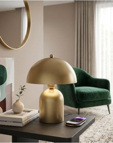 Resim Ruby Mantar Tasarım Eskitme Abajur 25 Cm 