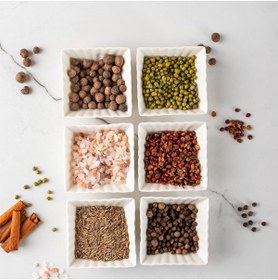 Resim Shop a Way Porsima Bone 15690 6lı Sunumluk Kase Mini Çerezlik Şekerlik Reçellik Sosluk Çerezlik Kase Seti 