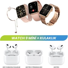 Resim Watch 9 Mini + Kulaklık - Air Pro 