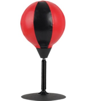 Suntek Masaüstü Yumruk Çanta Masası Masa Boks Antrenman Sporu Kırmızı Kırmızı