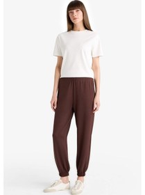 Resim Defacto Jogger Fit Basic Düz Cepli Eşofman Altı G2140ax25aubn340 Kahve-bn340 