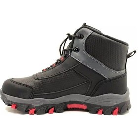 Resim Cool Alfa Siyah-kırmızı Kauçuk Taban Kaymaz Erkek Çocuk Outdoor Bot 001 