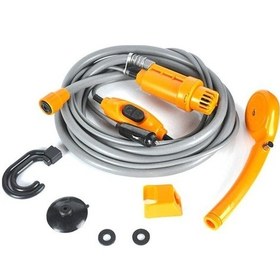 Resim Besthome1 Portatif Kamp Duş Seti, Su Pompalı 12v, 6m Sigaralı Kablo 