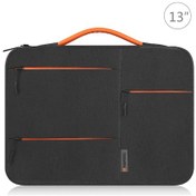 Resim Neevoyu 13" Notebook Koruyucu Kılıf - Macbook Air M3/m2, Surface 5/4, Dell Xps 15 Uyumlu - Su Geçirmez Poliester Materyal - Siyah 