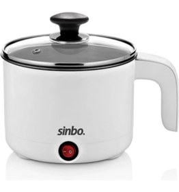 Resim Esmo Home Sinbo SCO-5043 Çok Fonksiyonlu Buharlı Pişirici - 1 Litre Kapasite, Paslanmaz Gizli Rezistans, Temperli Cam Kapak 