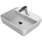 Resim Turkuaz Seramik Cerastyle One 55 x 45 Tezgah Üstü Lavabo 076700-U 